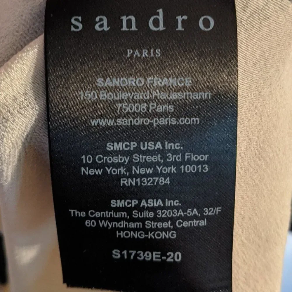 SANDRO paris | ipolit silk back sweater - Picture 7 of 9